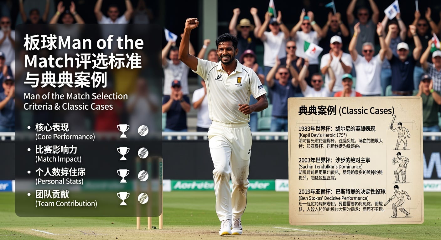 Man of the Match：解析体育赛事灵魂人物评选与博彩价值